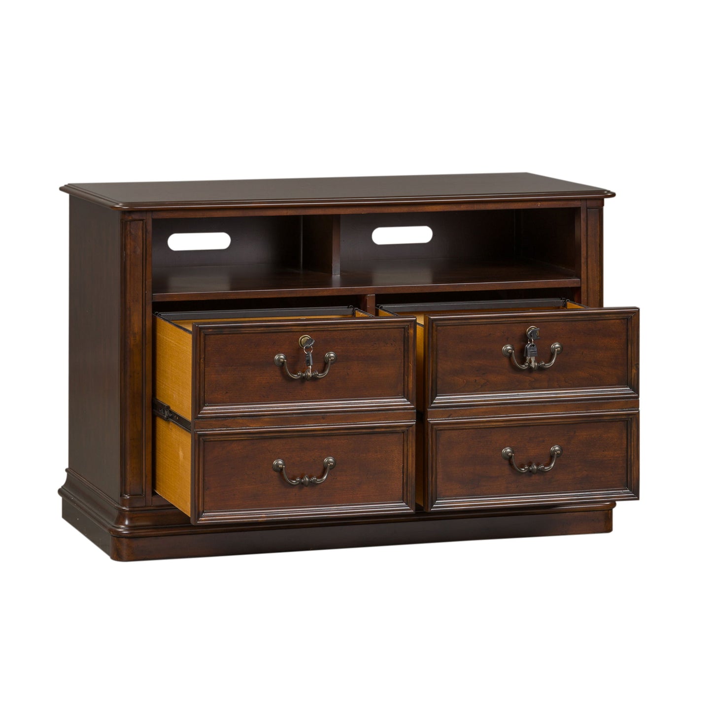 Brayton Manor - Jr Executive Media Lateral File - Dark Brown