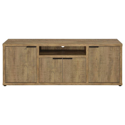 Tabby - 4 Door Engineered Wood TV Stand - Mango