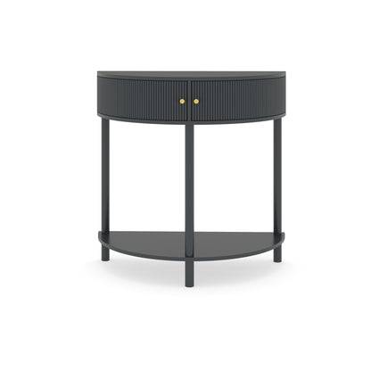 Demi Lune - Console Table With 2 Storage Drawers