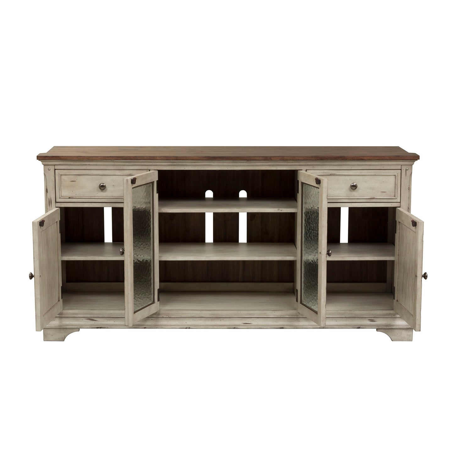 Morgan Creek - Entertainment TV Stand - White