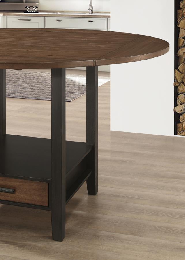 Sanford - Extension Leaf Counter Dining Table - Espresso