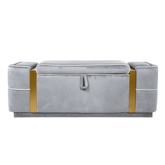 Storage Bench Upholstered Ottoman Bed End Bench With Lift Top Storage