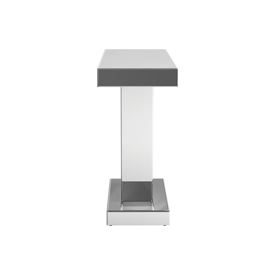 Crocus - Rectangular Console Table - Silver
