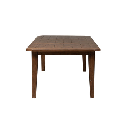 Hearthstone Ridge - Rectangular Leg Table - Dark Brown