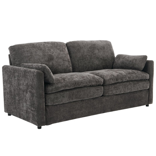 Cozy Upholstered Cushion Loveseat Sofa For Living Room