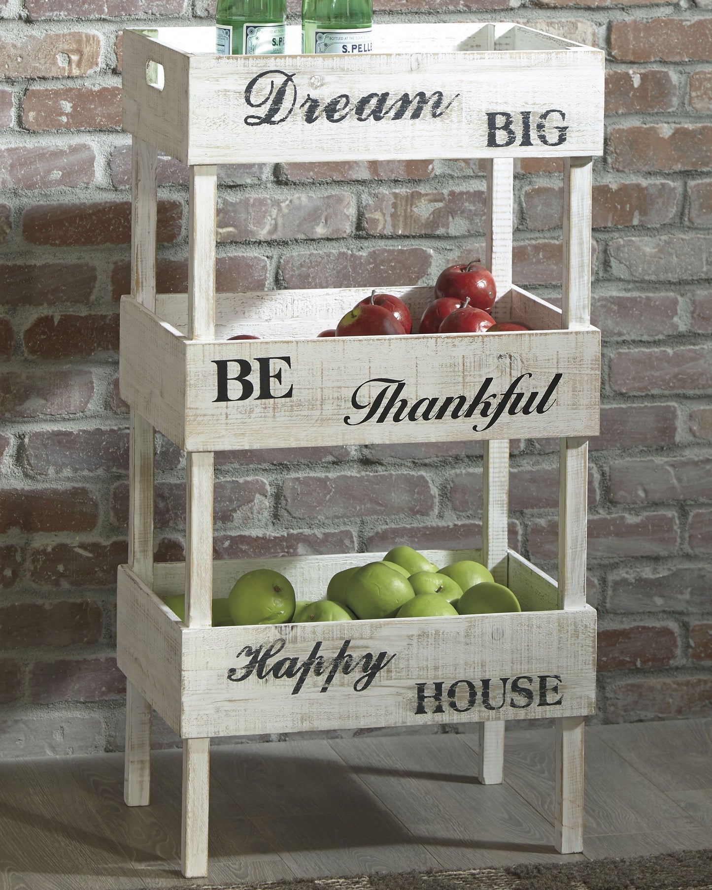 Yulton - Storage Shelf - Antique White
