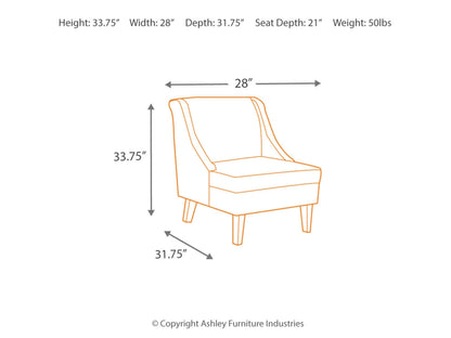 Clarinda Accent Chair - Gray - CLOSEOUT