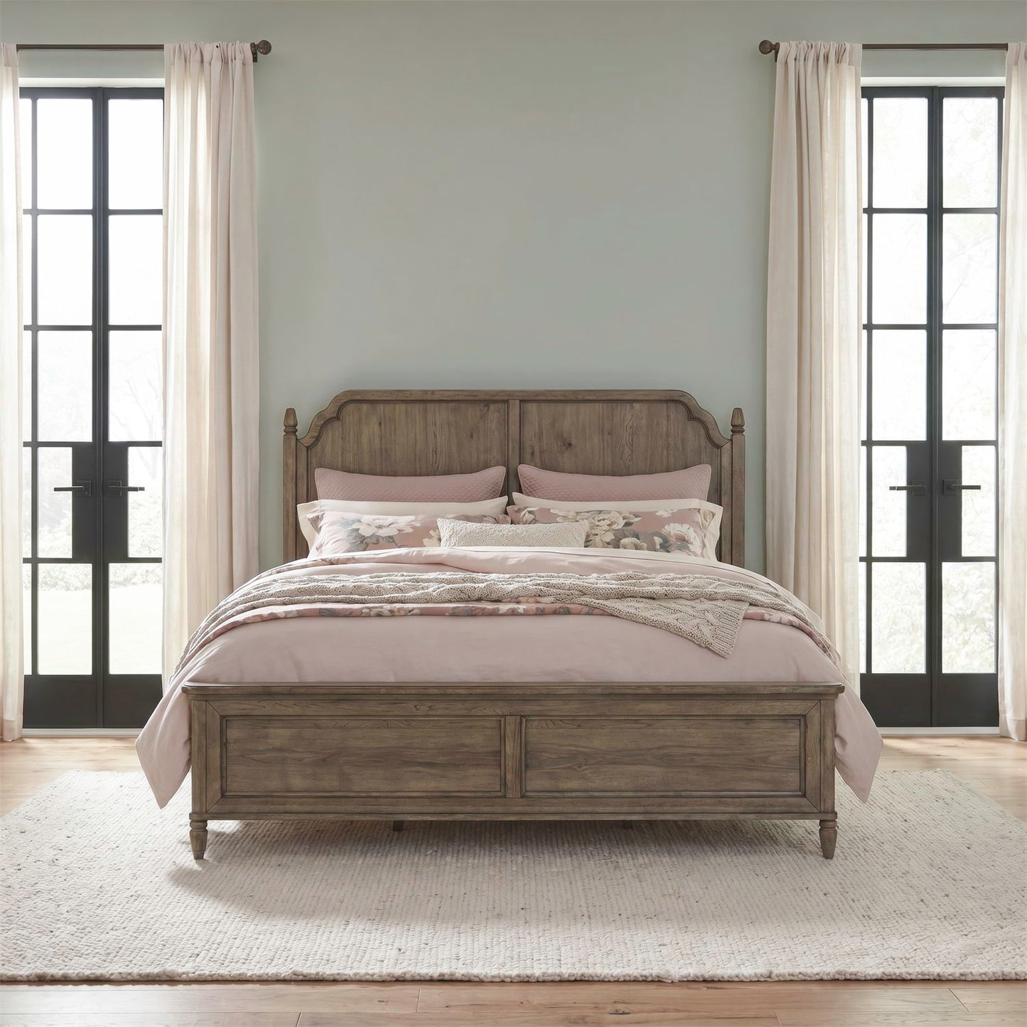 Hickory Grove - Panel Bed