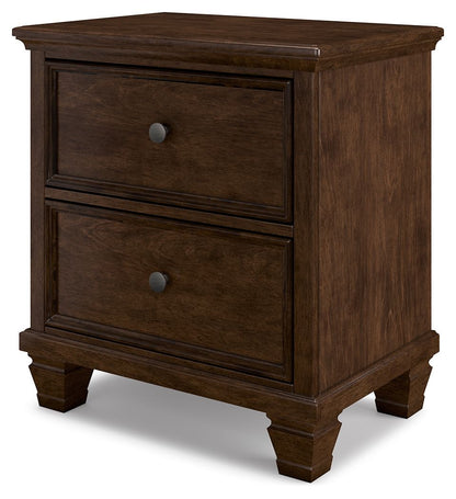 Danabrin - Brown - Two Drawer Nightstand