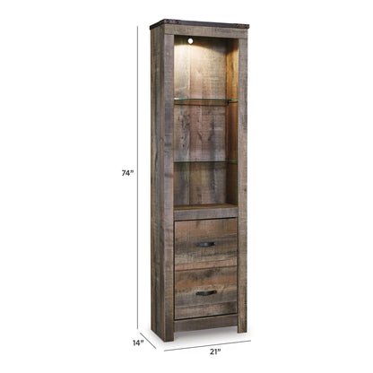 Trinell - Pier - 2-drawers - Brown