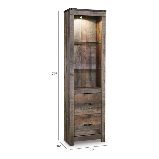 Trinell - Pier - 2-drawers - Brown