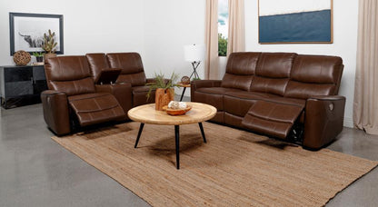 Greenfield - Upholstered Power Reclining Sofa Set