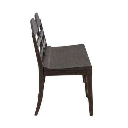 Paradise Valley - Ladder Back Bench (RTA) - Dark Brown