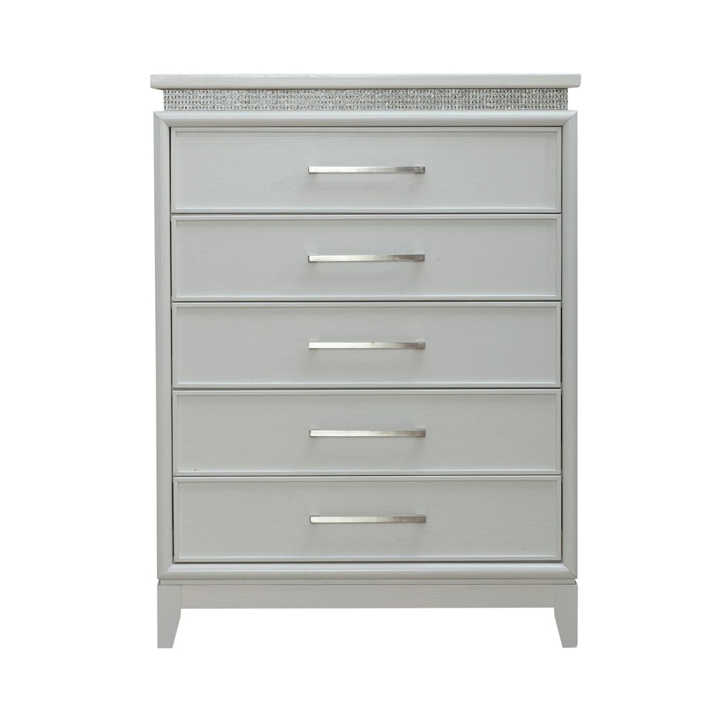 Reflections - 5 Drawer Chest With Lights - White