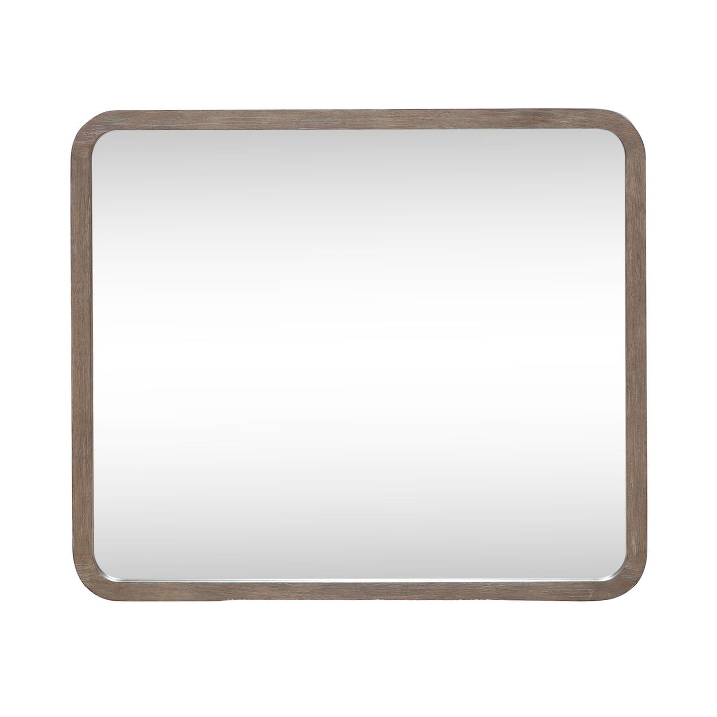 South Bend - Landscape Mirror - Brown