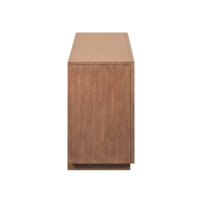 Fireplace TV Consoles - 84'' Fireplace TV Console Multiplees - Light Brown