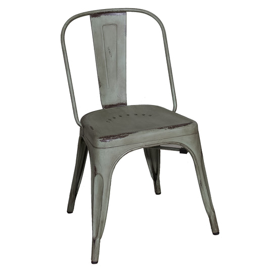 Vintage Series - Bow Back Side Chair - Green