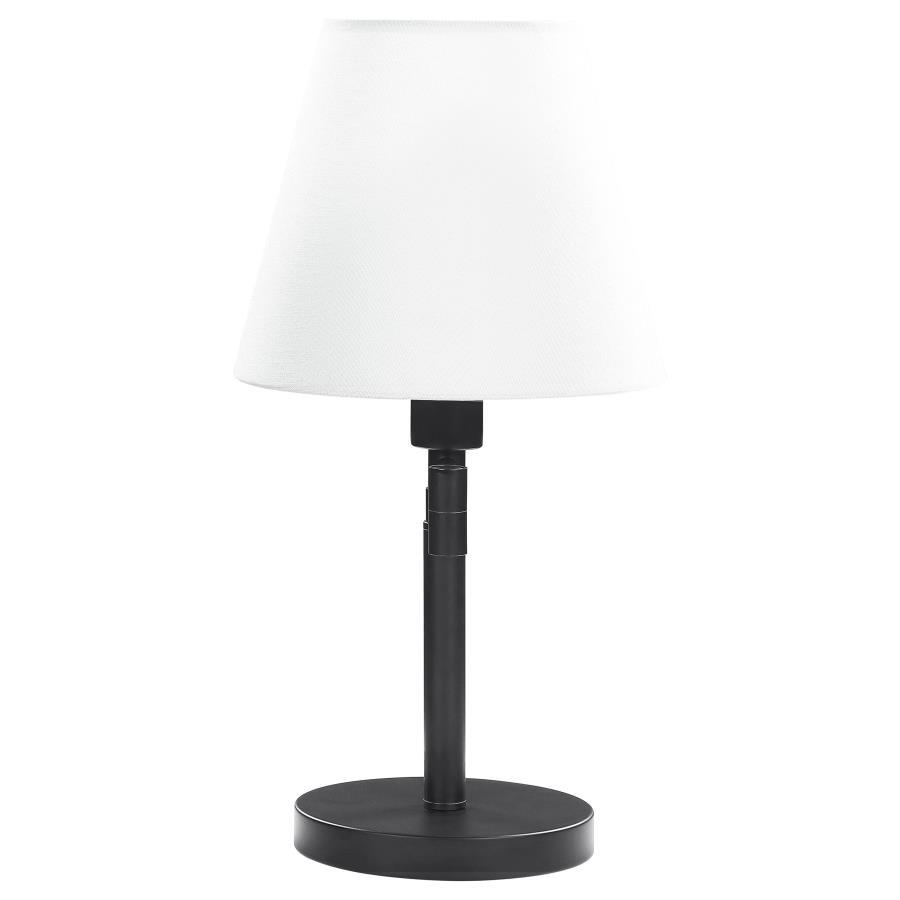 Colombe - Rotatable Frame Table Lamp - Off White And Matte Black