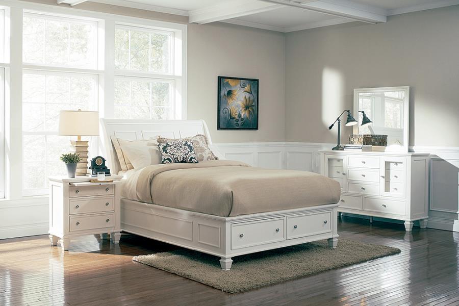 Sandy Beach - Storage Bed Bedroom Set