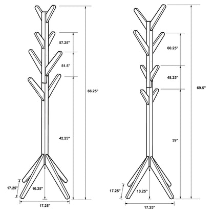 Margaret - Solid Wood Coat Rack Clothing Hanger