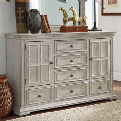 Big Valley - 2 Door 6 Drawer Dresser