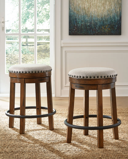 Valebeck - Upholstered Swivel Stool