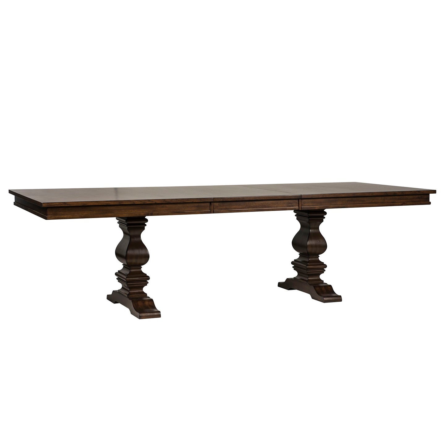 Armand - Trestle Table - Dark Brown