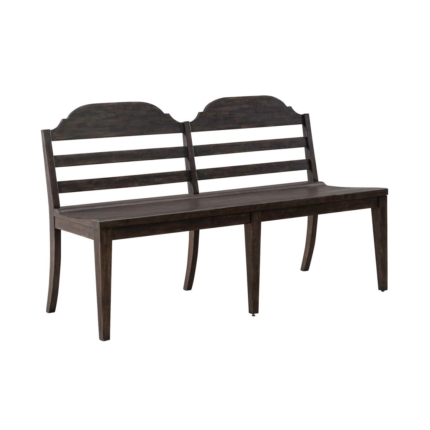 Paradise Valley - Ladder Back Bench (RTA) - Dark Brown