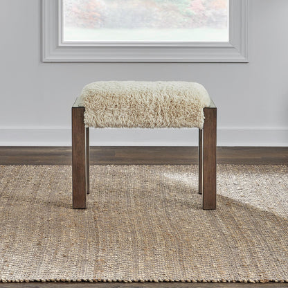 Broadmore - Upholstered Console Stool - Brown