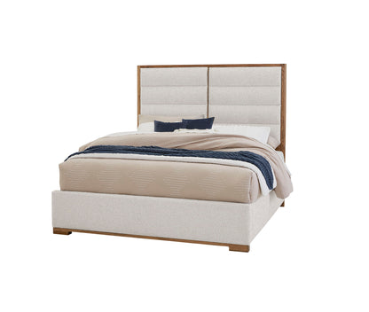 Crafted Oak - Erin's Upholstered Bed (Headboard, Footboard And Rails)