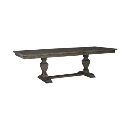 Westfield - Trestle Table - Dark Brown