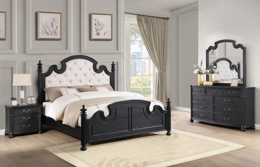 Celina - Bedroom Set With Upholstered Headboard