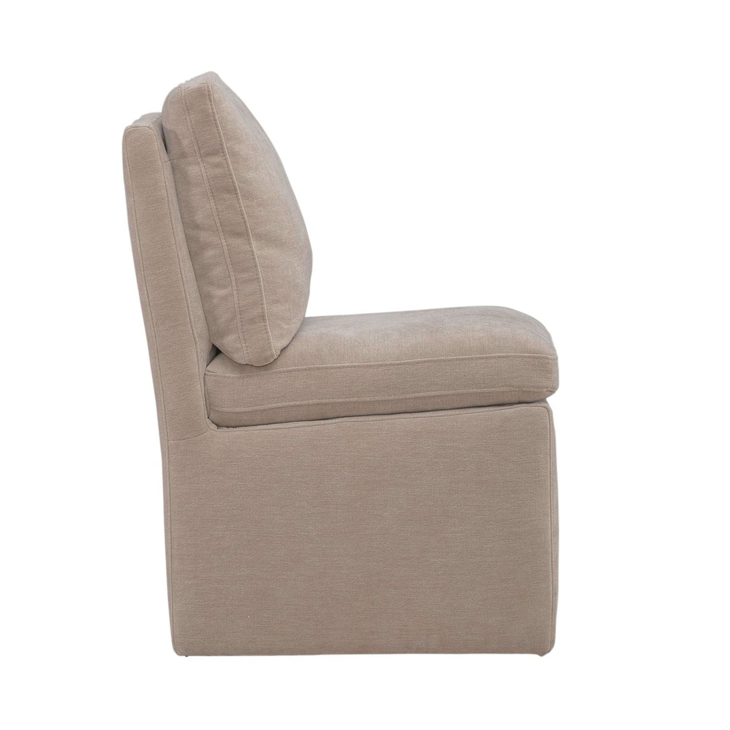 Accent Dining - Accent Dining Chair With Casters