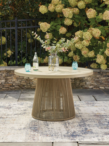 Orchard Beach - Outdoor Dining Table - Beige