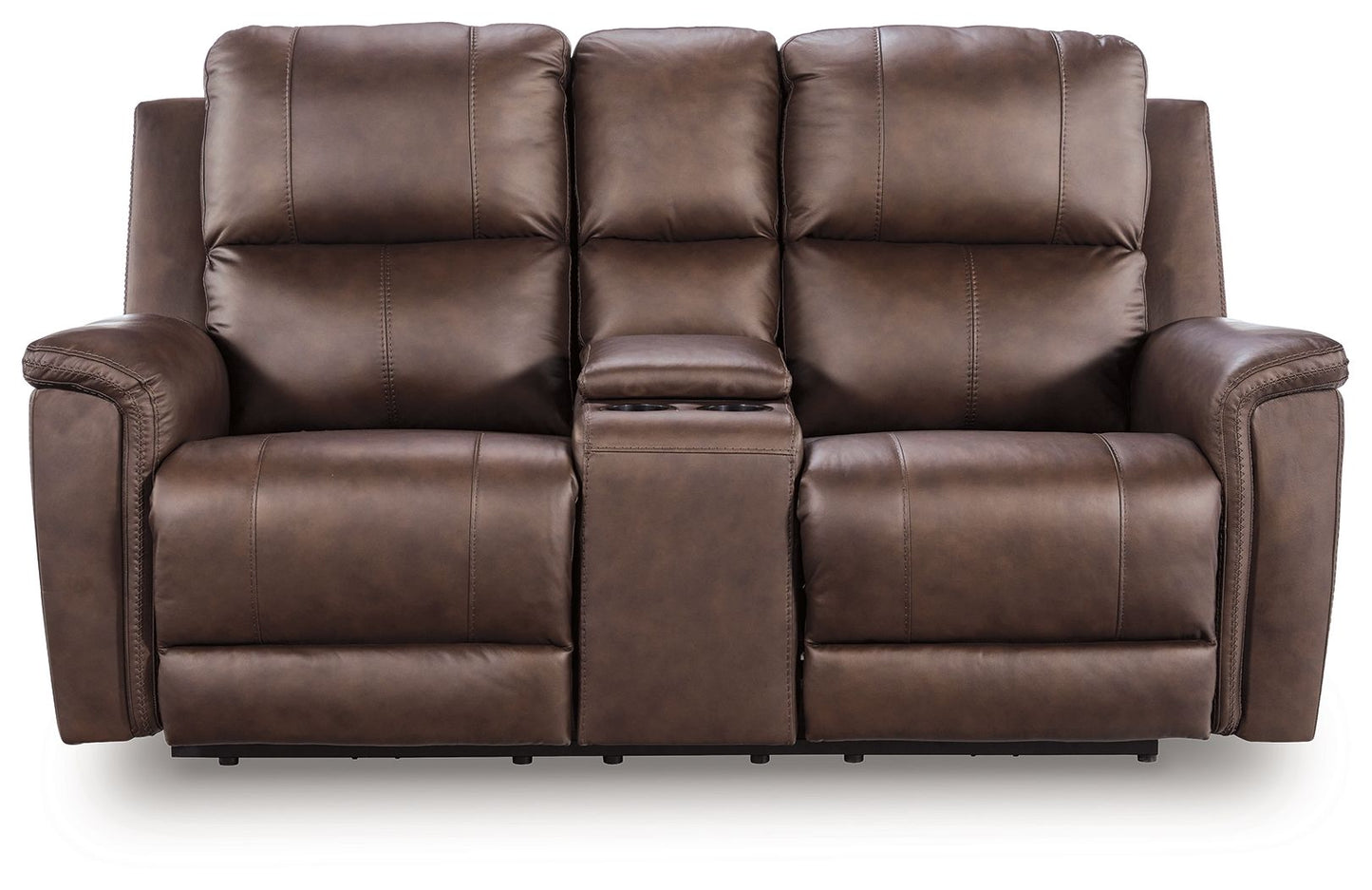 Bleckley - Power Reclining Loveseat With Console / Adjustable Headrest