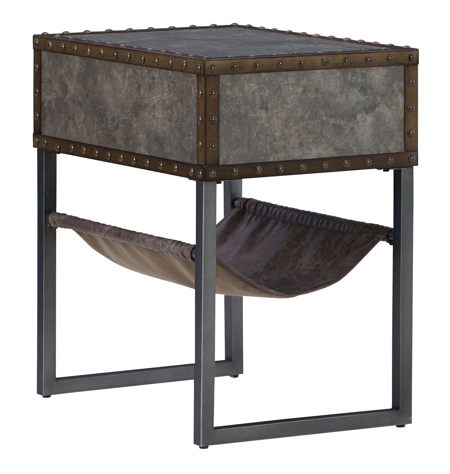 Derrylin Brown - Chair Side End Table