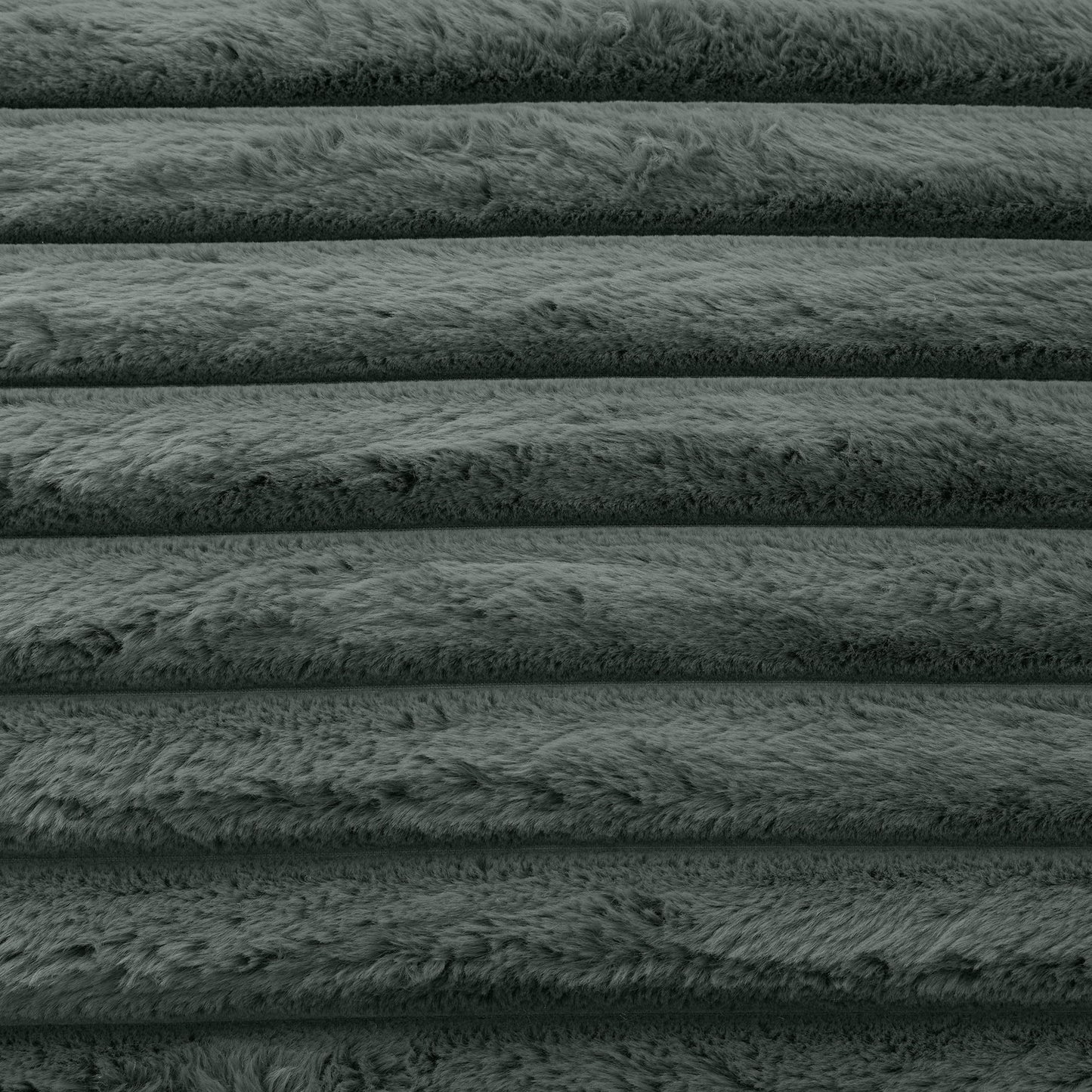 Plush Oversized Double Chaise Lounge Sofa Bed With USB Ports And Cup Holders