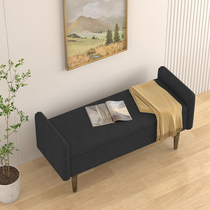 Teddy Velvet Storage Stool With Storage Space For Apartments