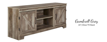 65" Gambrell Grey TV Console