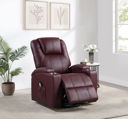 Armstrong - Upholstered Power Lift Massage Recliner