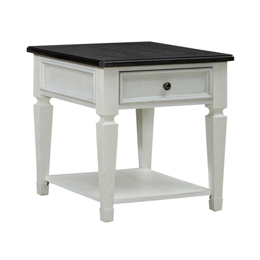 Allyson Park - Drawer End Table - White