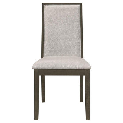 Kelly - Upholstered Dining Side Chair (Set of 2) - Dark Gray