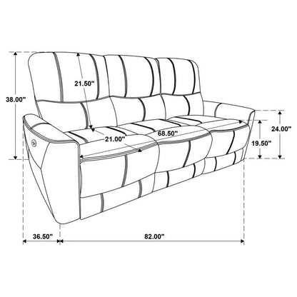 Greenfield - Power Reclining Sofa Set