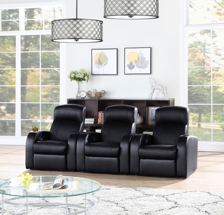 Cyrus - Upholstered Home Theater Seating