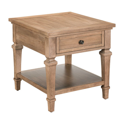 Haven Hills - End Table - Camel Beige