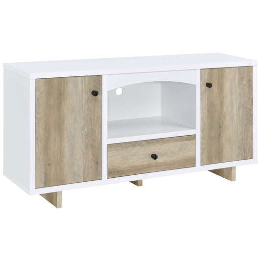 Dalton - 2 Door Storage Credenza - Distressed White