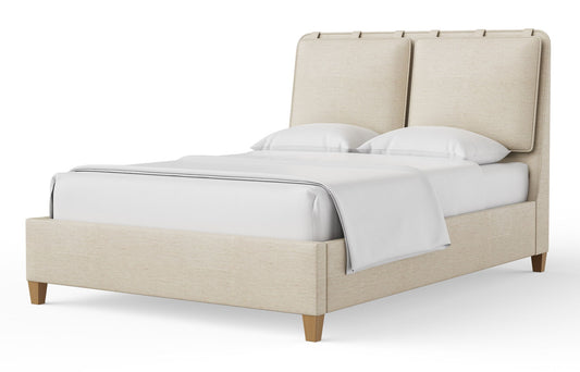 Pure Maple - Upholstered Bed - Maple Syrup Legs