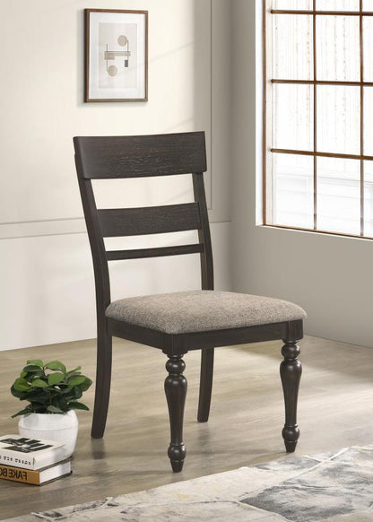 Bridget - Wood Dining Side Chair (Set of 2) - Charcoal