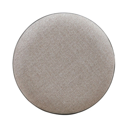 Lennox Hill - Upholstered Swivel Console Stool - Dark Brown