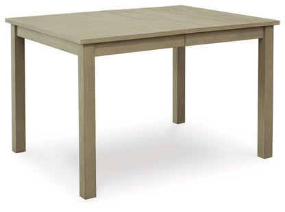 Calmoro - Rectangular Dining Room Extension Table - Gray